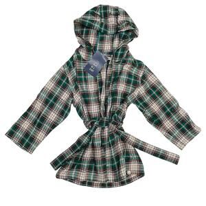 NWT Me & Henry 5/6Y Green Plaid Munford Robe